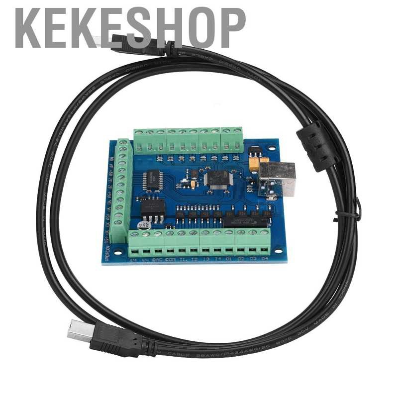 Kekeshop MACH3 100Khz Motion Controller Card Breakout Board USB Cable for CNC Engraving 