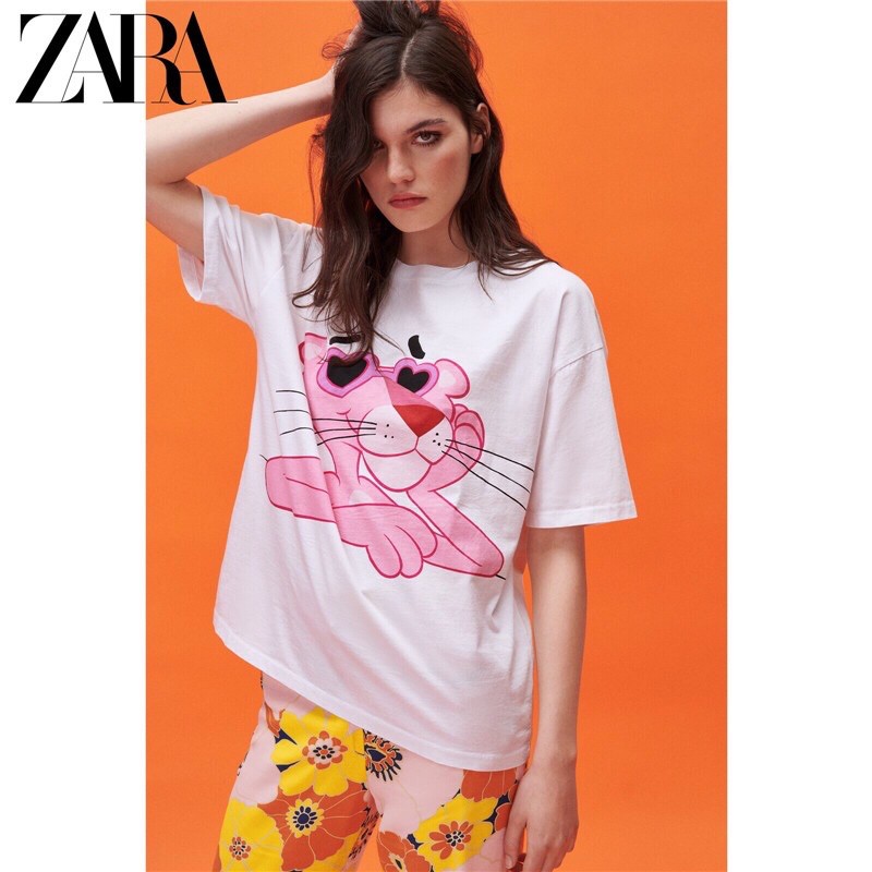 ÁO THUN ZARA IN HÌNH HÀNG XUẤT