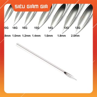 Vỉ 5 kim xỏ khuyên các size 12G - 14G - 15G hàng có sẵn