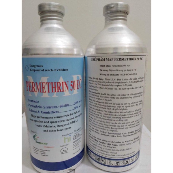 THUỐC DIỆT MUỖI PERMETHRIN 50EC