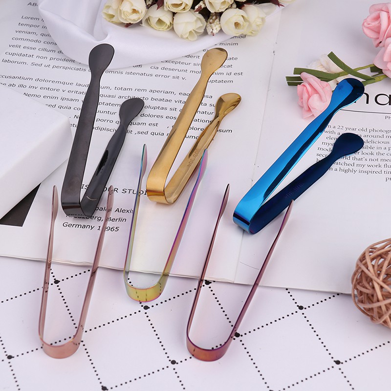 Kẹp Gắp Đá / Thức Ăn Bằng Thép Không Gỉ 11cm Tiện Lợi Dành Cho Nhà Bếp