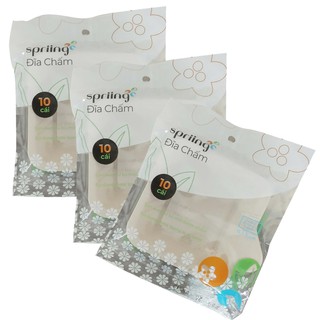 Spriing Lô 10 đĩa chấm bã mía