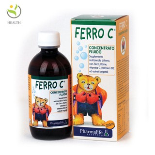 Siro Ferro C bổ sung sắt cho bé tăng sức đề kháng cho trẻ chai 200ml - Healthy Pharmacy