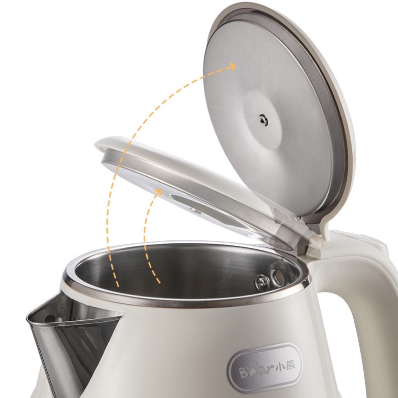 Ấm siêu tốc BEAR ZDH-Q15U8 / ZDH-D17H1  dung tích 1.5L màu trắng chống nóng , tiết kiệm điện , nhanh sôi