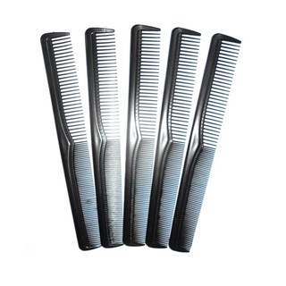 Set of 10 anti-static plastic hair combs