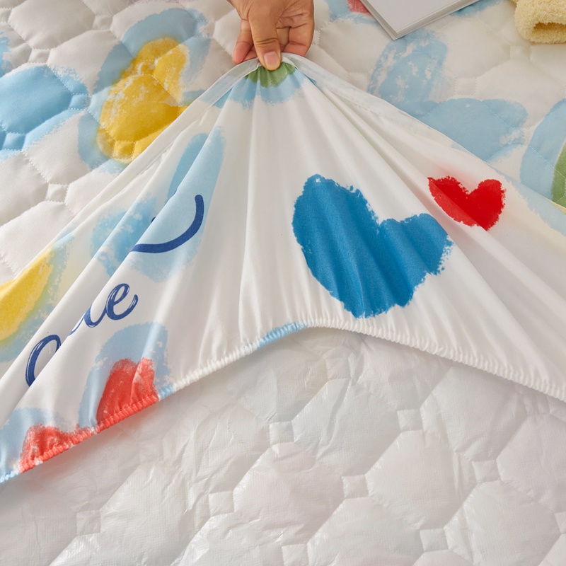 Set tấm ga trải giường và vỏ gối ABRACA DABRA chống thấm nước thoáng khí chống bám dầu chần bông cho giường 1m2 1m5 1m8
