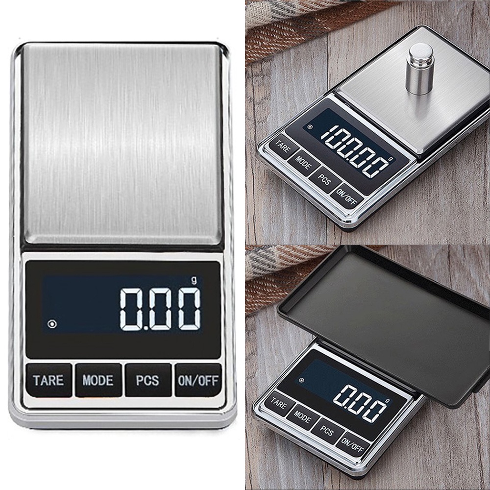 [Hàng mới về] Cân điện tử cỡ nhỏ bỏ túi 200g 500g