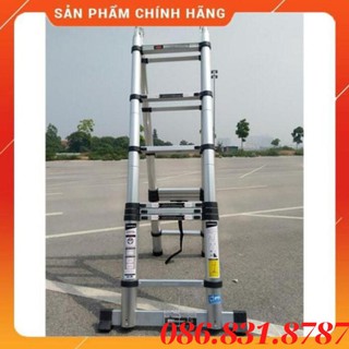[Hàng Nhập Khẩu] THANG NHÔM RÚT CHỮ A 2M8 + 2M8 HAKACHI NHẬT BẢN HM18CP