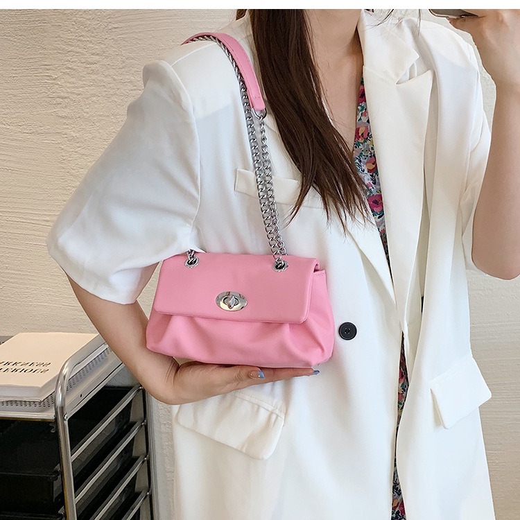 Túi đeo một bên vai/ đeo chéo IELGY dễ phối đồ thời trang tùy chọn màu sắc cho nữ