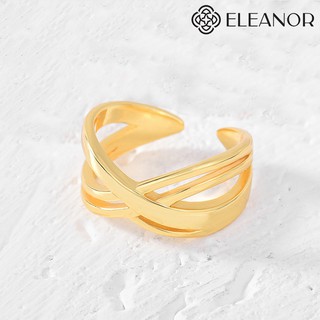 Nhẫn Bạc Eleanor Mạ Vàng 14K Hình Vòng Xoắn Vô Cực - SP002322
