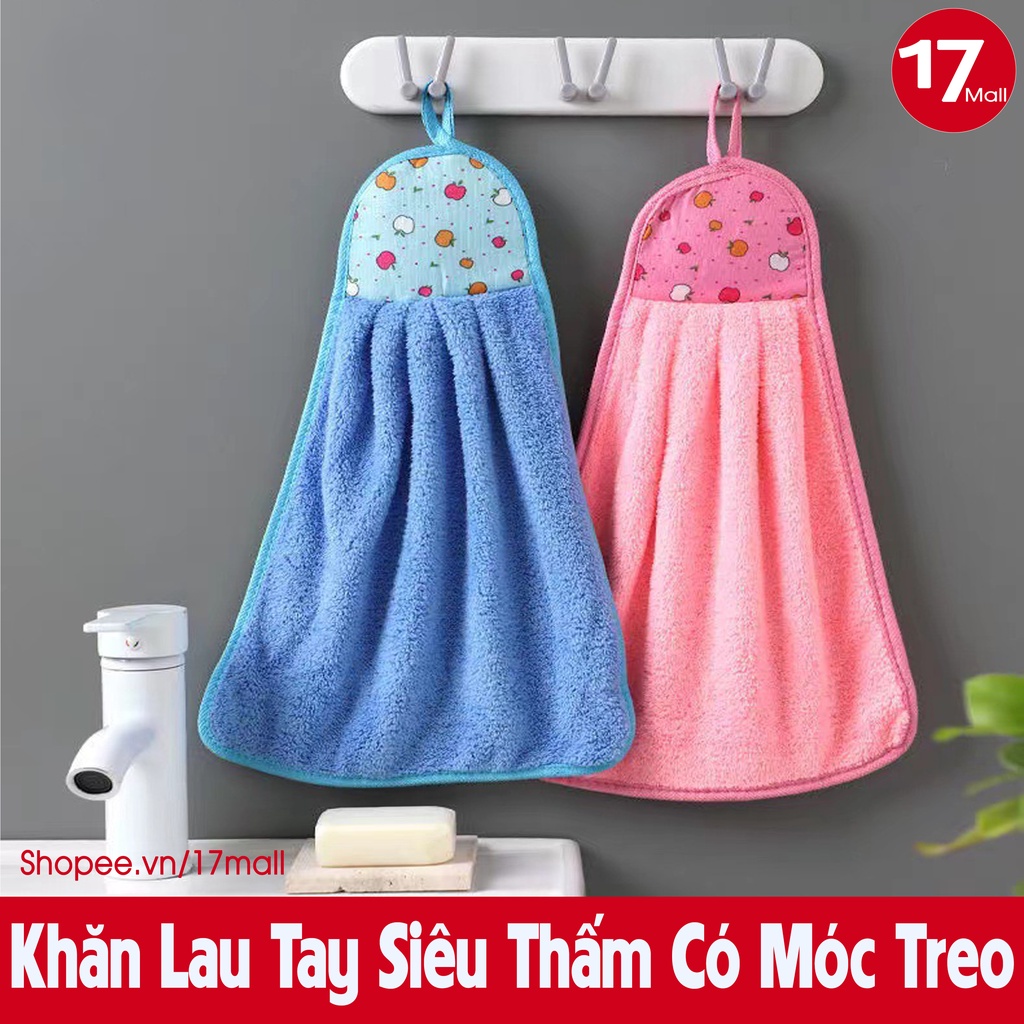 Khăn lau tay nhà bếp siêu thấm nước (Giao Màu Ngẫu Nhiên)