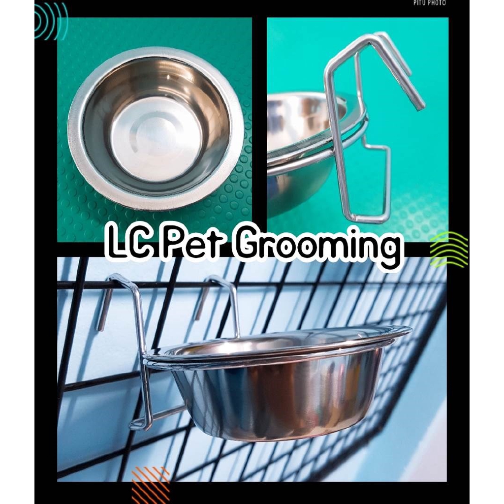 Bát inox treo chuồng