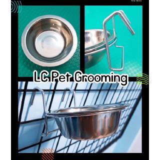 Bát inox treo chuồng