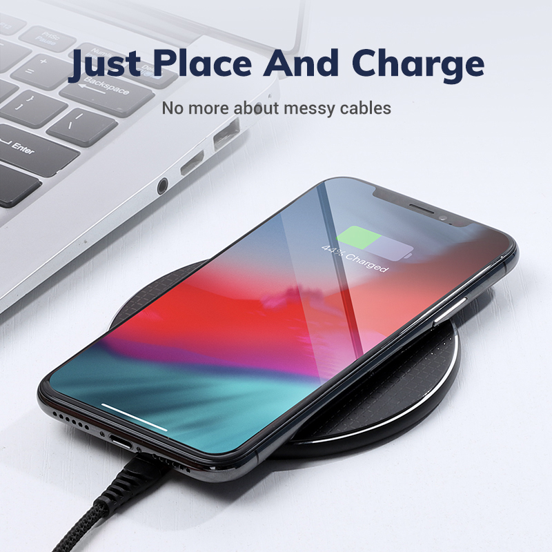 Đế Sạc Nhanh Không Dây Topk 10w Cho Iphone X Xs Xr 8 Plus