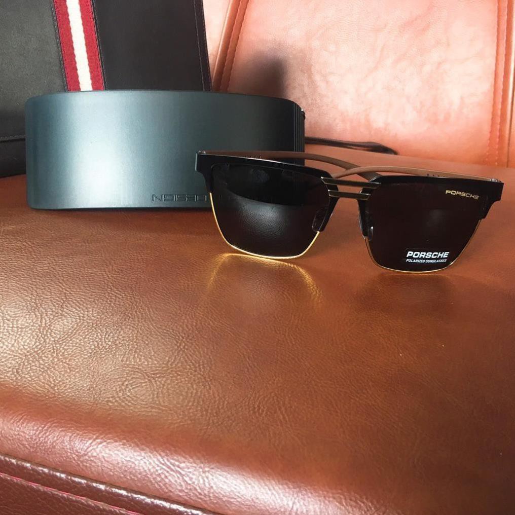 Kính mắt vuông thời trang nam Poscher polaroid cao cấp, kính râm gọng vuông nam AZ1 CV1 | BigBuy360 - bigbuy360.vn