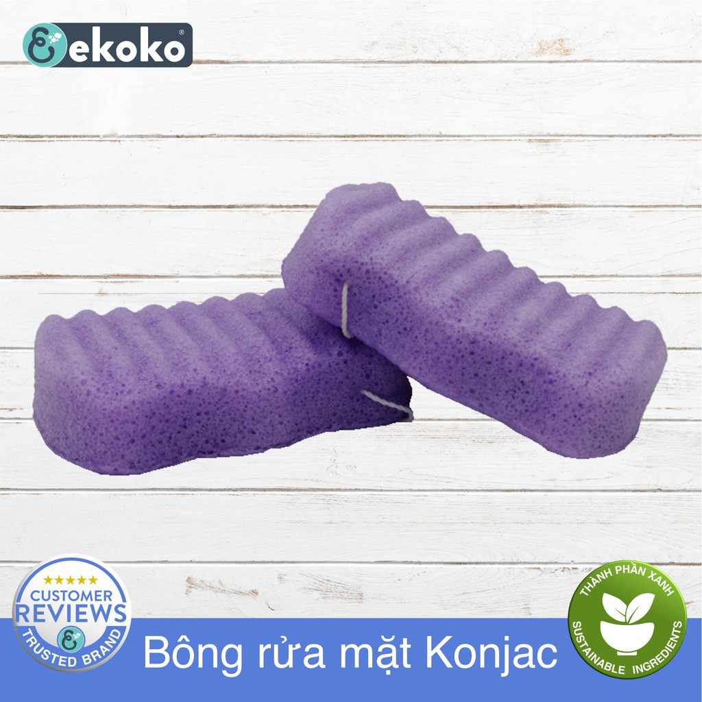 Bông tắm Konjac Lavender - Konjac sponge lavender