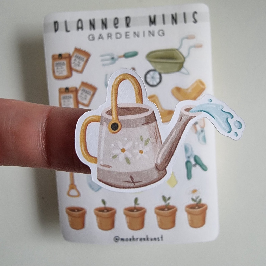 Sticker Trang Trí Sổ - Chủ Đề Nhật Ký - PM GARDENING - Sổ Đựng Card - Trang Trí LOMO - Trang Trí TOPLOADER
