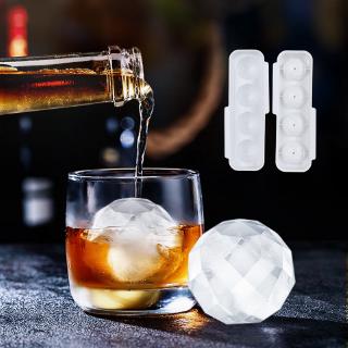 Khuôn đá viên tròn cho tủ lạnh, có nắp, thích hợp cho hộ gia đình rượu whisky khay đá đựng rượu bia đá lạnh