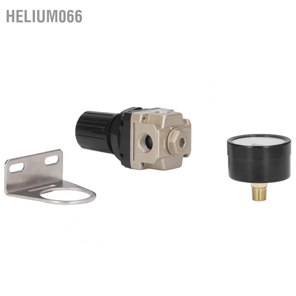 Bộ điều chỉnh áp suất không khí G1/4 Van khiển có thể 0 05 ~ 85mpa với Đồng hồ đo giá đỡ AR2000‑02 Helium066