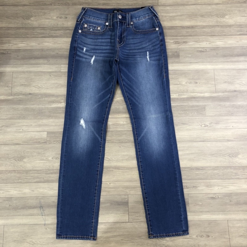 Quần jeans Ông Địa Mỹ Geno mài rách co giãn