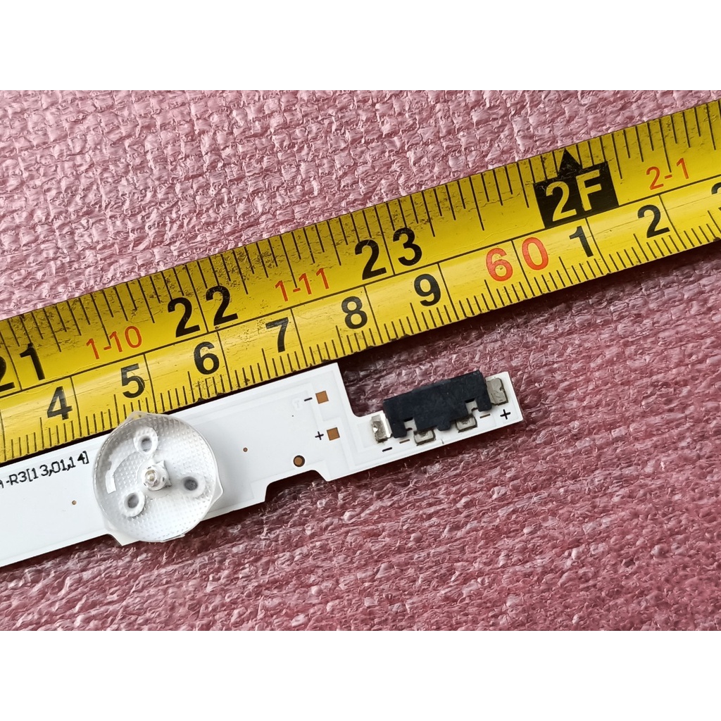 THANH ĐÈN LED TIVI SAMSUNG 46F5000 46F5501 46F5500 HÀNG MỚI 100%, LƯNG ĐỒNG, BỘ 8 THANH, MỖI THANH 15 BÓNG 3V