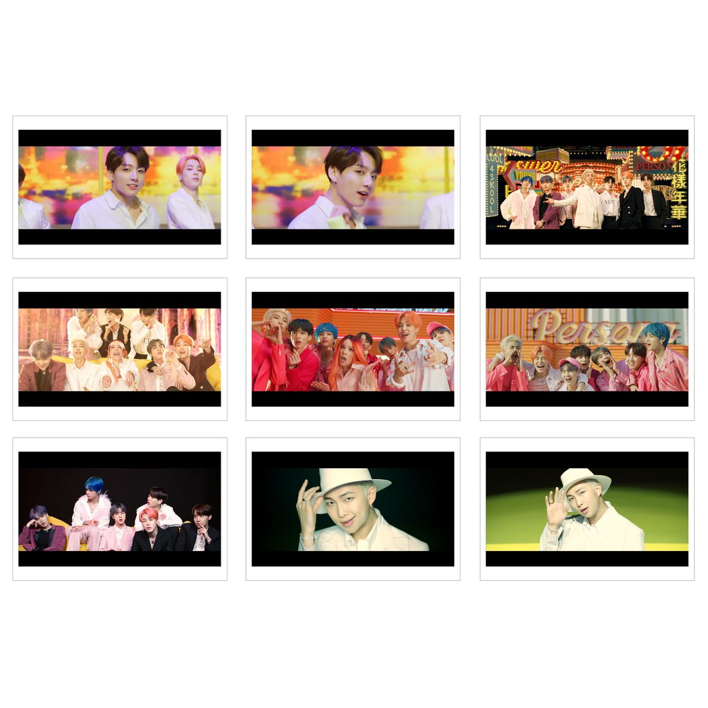 Lomo Card Ảnh BTS - MV Boy With Luv ( 27 ảnh)
