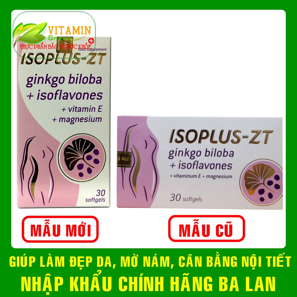 ISOPLUS-ZT BỔ SUNG NỘI TIẾT TỐ, TĂNG CƯỜNG SINH LÝ NỮ | NHẬP KHẨU CHÍNH HÃNG BALAN