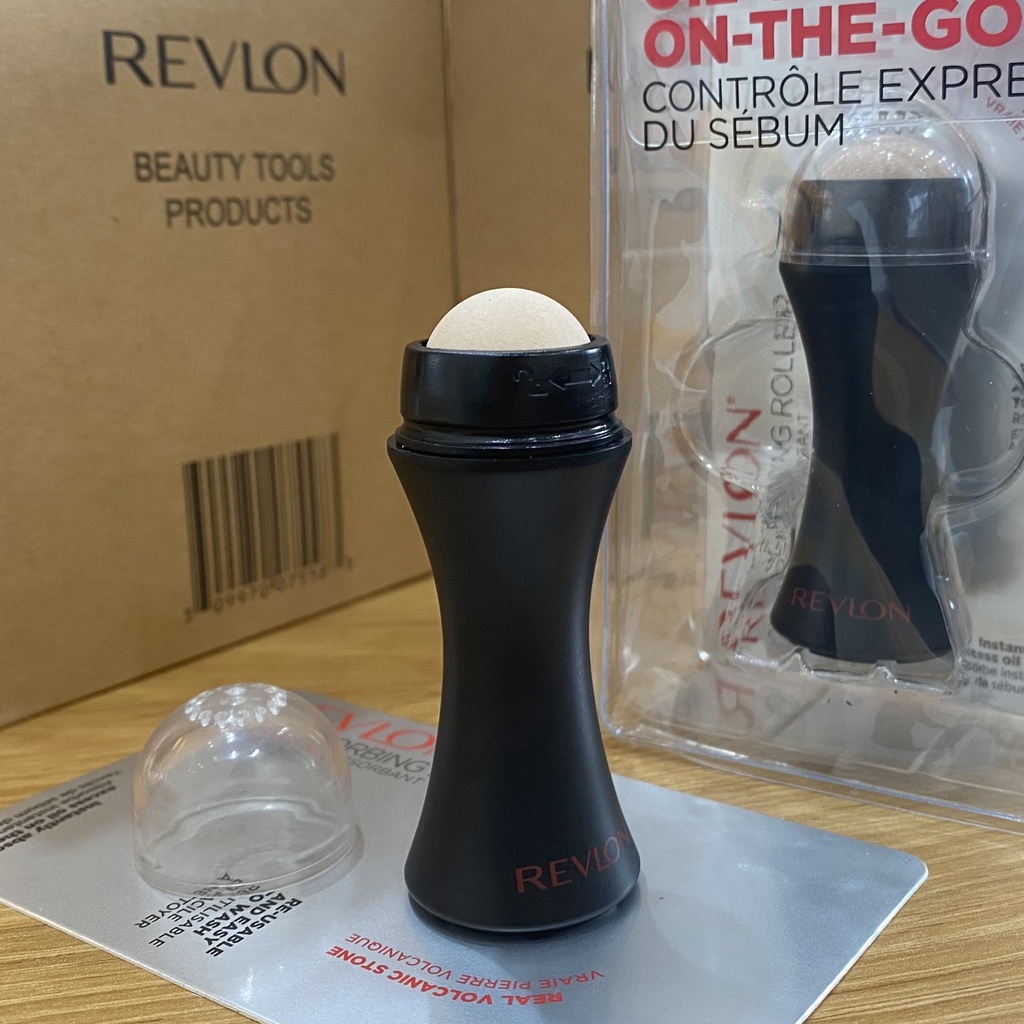 Cây lăn hút dầu, bã nhờn, thanh lăn dầu, massage mặt bằng Đá núi lửa ROLLING BALL