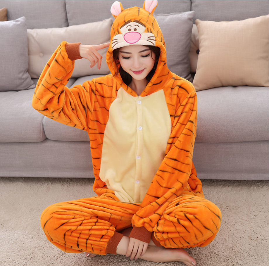 Đồ Ngủ Liền Thân Hình Động Vật Cho Người Lớn