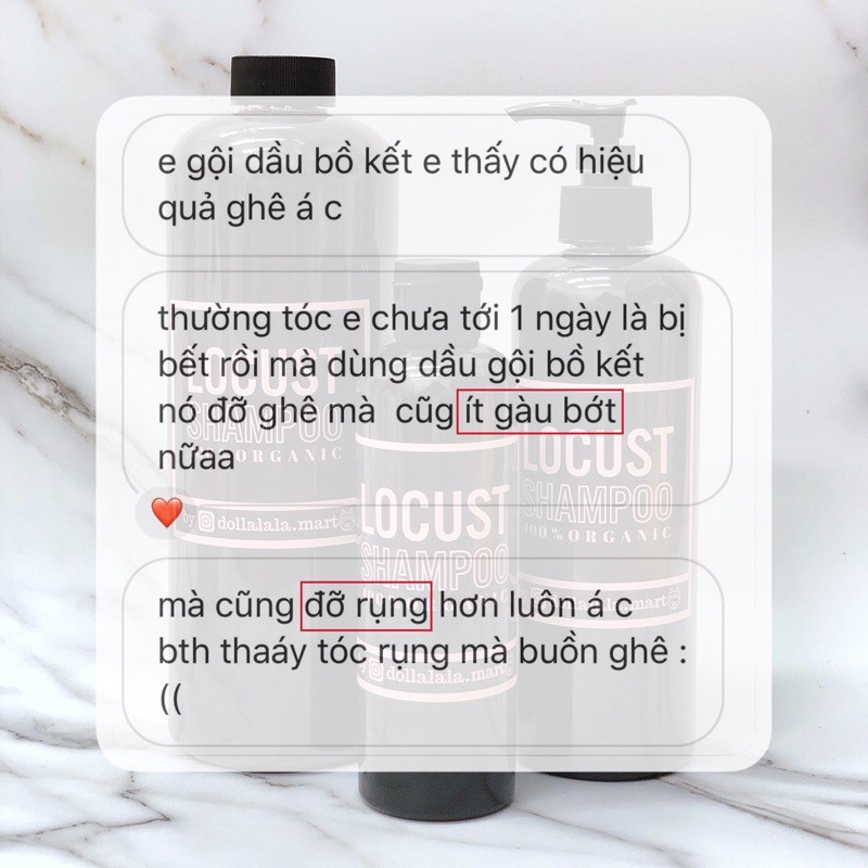 Dầu Gội Bồ Kết Thuần Chay Cô Đặc Giúp Giảm Gãy Rụng Và Kích Mọc Tóc - Dollalala Mart