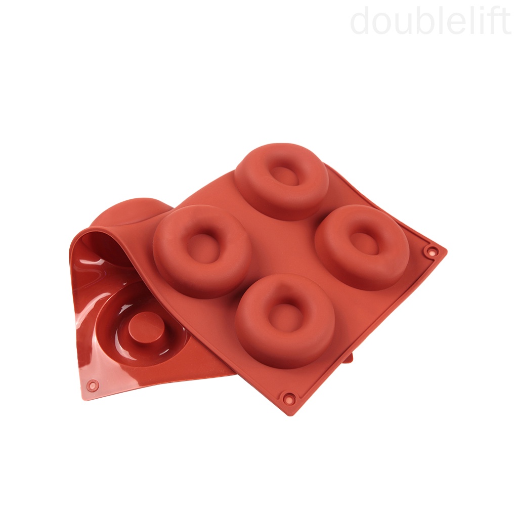 Khuôn Silicone Làm Bánh Donut 8 Ngăn Tiện Dụng Cho Nhà Bếp