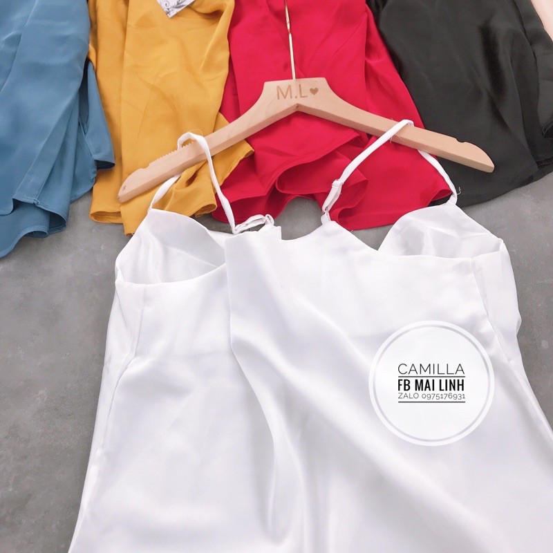 ⚡️BÁN SỈ⚡️Áo 2 dây cổ đổ có dây tăng chỉnh