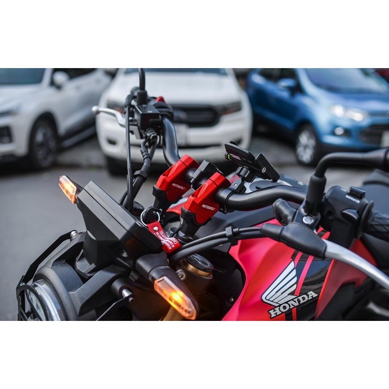 Gù nâng chéo ghi đông 22mm Motor Wolf dành cho các dòng xe Yamaha MT15- XSR155-MT03-Z300- Suzuki GSX150s