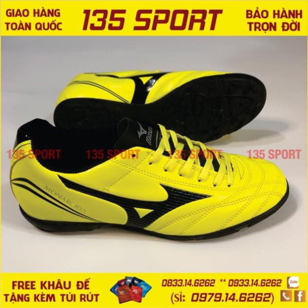 6/6 NEW<<< Giày Bóng Đá Mizuno Monarcida Neo Vàng Chanh Đen TF(FREE Khâu Đế + Tặng Túi Rút) bán chạy [TOP CHAY ] .