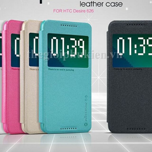 Bao da HTC 626 chính hãng Nillkin Sparkle