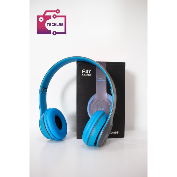 [Video] Tai Nghe Không Dây Kết Nối Bluetooth P47 Có Khe Cắm Thẻ Nhớ