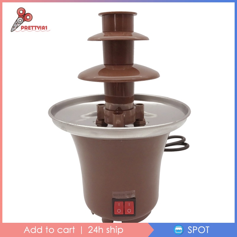 [Prettyia1] Máy Phun Sô Cô La Mini 3 Tầng Dùng Để Đựng Sốt / Sốt BBQ