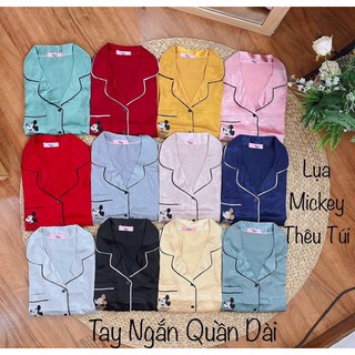 ( FreeSize Lụa ) Đồ Bộ Pijama Lụa Thiêu TNQD.