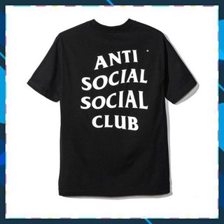 Áo thun anti social social club - Áo thun unisex tay lỡ form rộng BeWay
