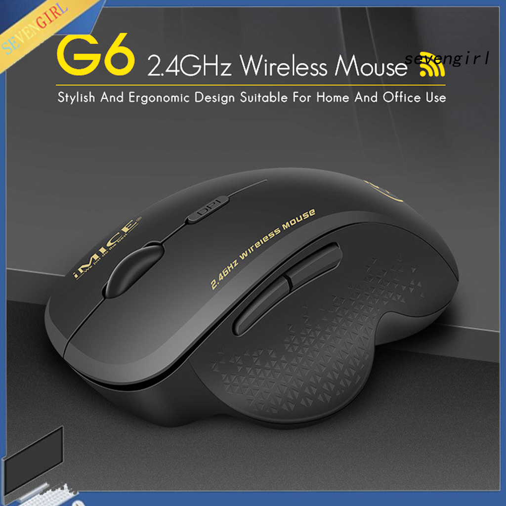 IMICE Chuột Chơi Game Không Dây Sev-Mice G6 2.4ghz Abs