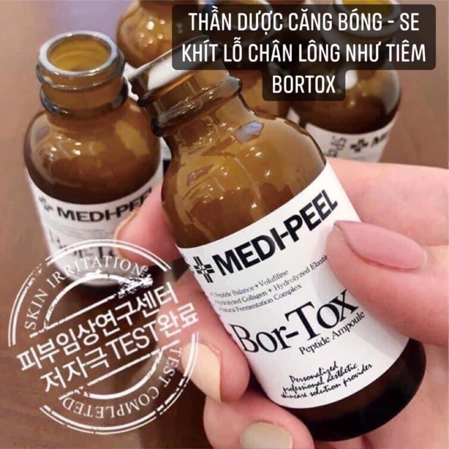 💦𝑯𝒂̀𝒏𝒈 𝑨𝒖𝒕𝒉💦Tinh Chất Căng Bóng MEDIPEEL BORTOX Peptide Ampoule Medi-Peel Bor-Tox 30ml - Tinh Chất Chống Lão Hóa