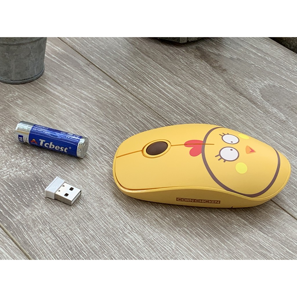 Chuột Không Dây Cao Cấp Forter E680 - Vàng - Chính Hãng