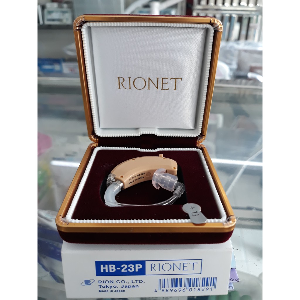 [CHÍNH HÃNG] Máy trợ thính RIONET không dây HB-23P + tặng kèm 1 vỉ pin 6 viên Toshiba
