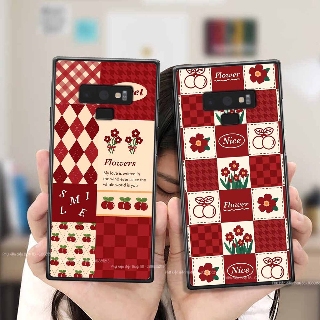 Ốp Samsung Note 9 họa tiết hoa, gấu thời trang, ốp dẻo bền đẹp