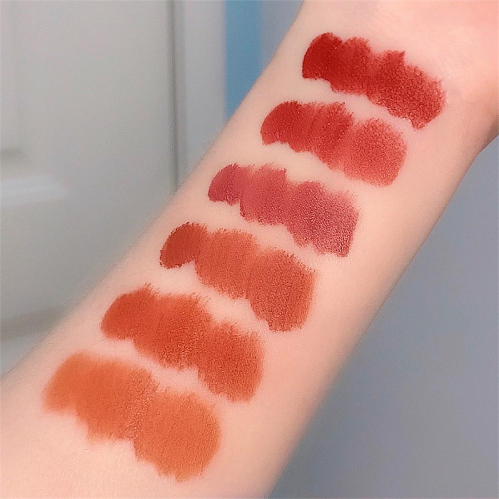 Son Môi Lì 6 Màu Tùy Chọn Thiết Kế Vỏ Hình Khủng Long Dễ Thương B2J3