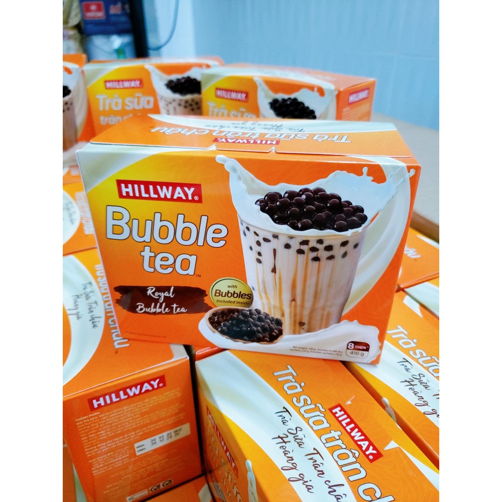Trà sữa cao cấp Hoàng gia Hillway tự pha có kèm sẵn gói trân châu