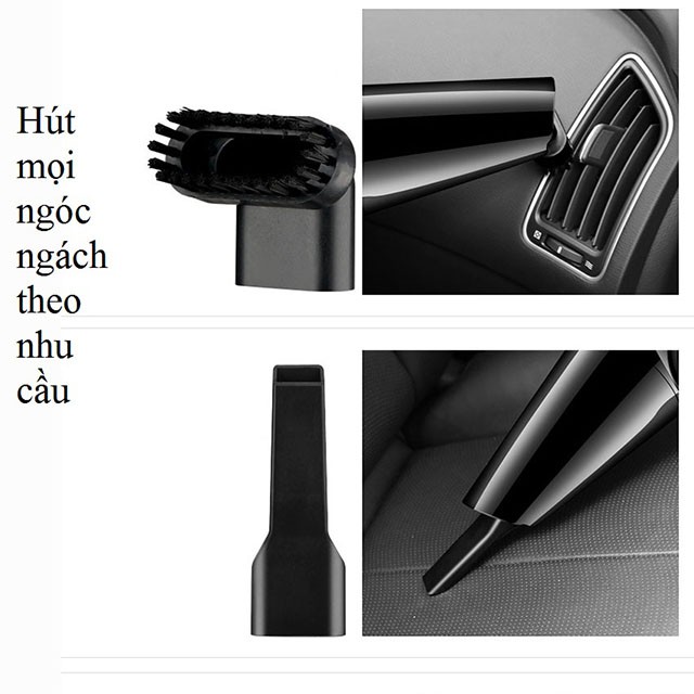 Máy hút bụi cầm tay mini không dây, Máy hút bụi vệ sinh chăm sóc ô tô siêu tốc loại tốt cao cấp