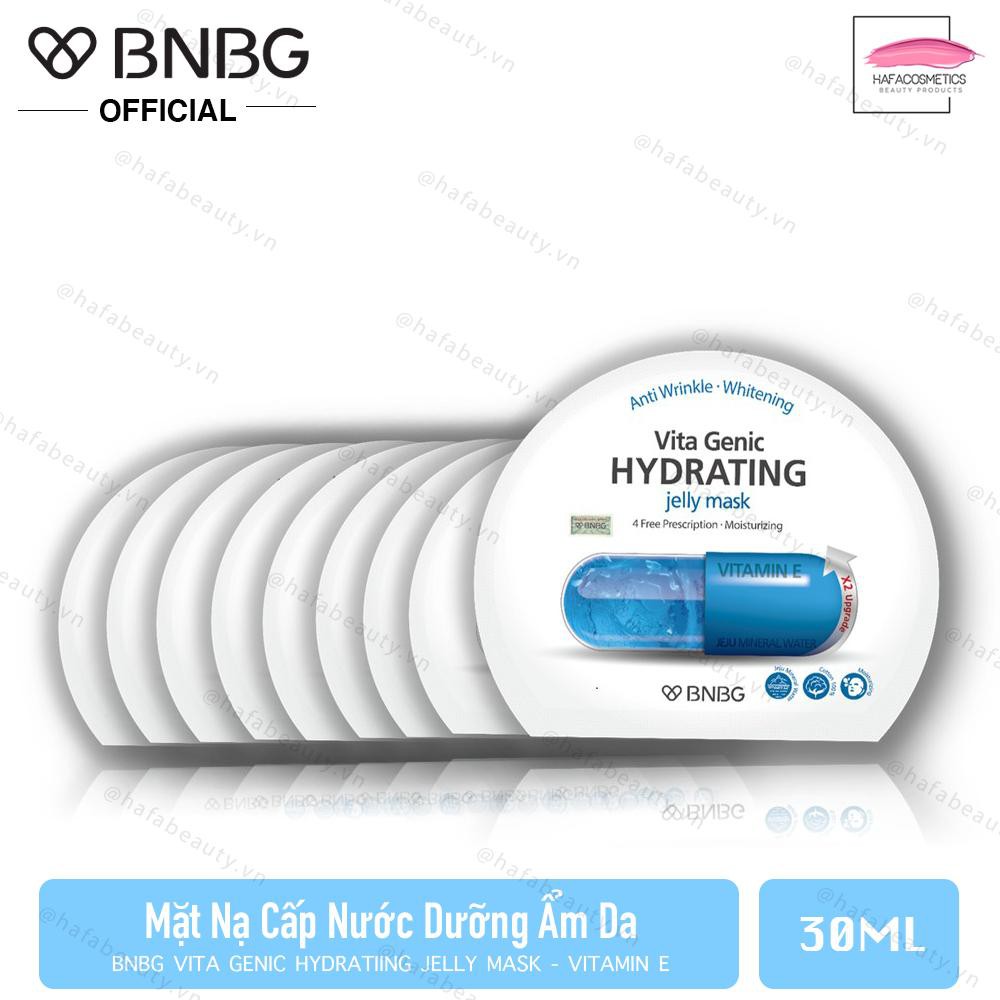 Combo 10 Mặt nạ cấp nước dưỡng ẩm căng bóng BNBG Vita Genic Hydrating Mask Vitamin E