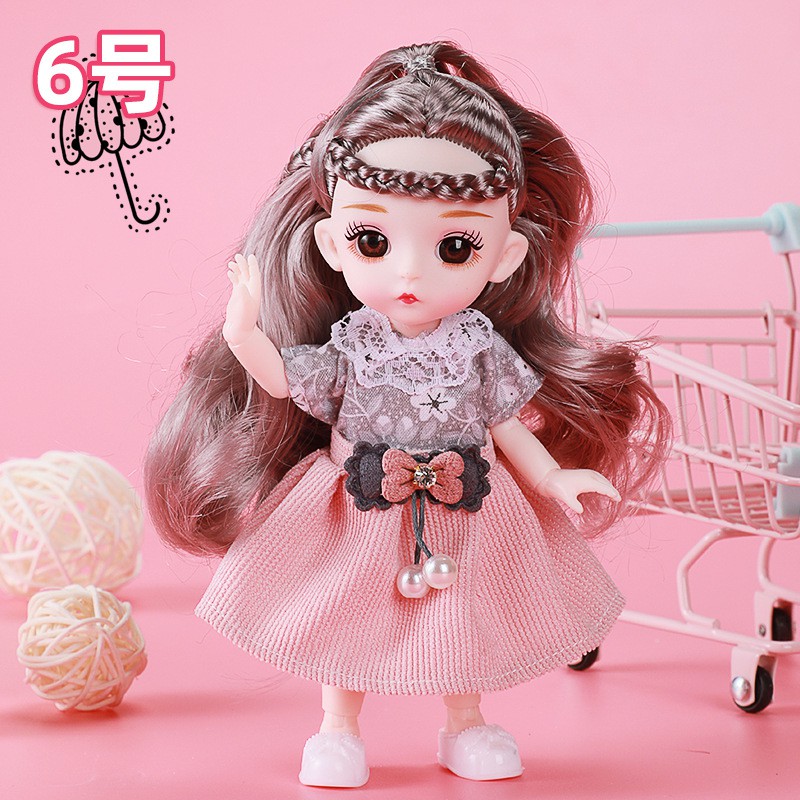 Đầm Cotton Thời Trang Xinh Xắn Cho Búp Bê Ob11 1 / 12