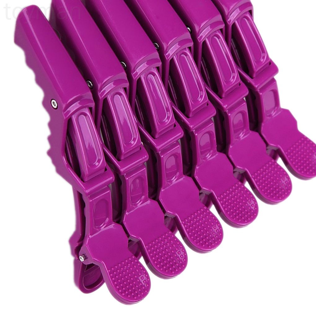 (Hàng Mới Về) Set 6 Kẹp Cá Sấu Tạo Kiểu Tóc Chuyên Nghiệp